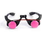 Lunettes lumineuses led drles avec yeux rouges de clown pour nol halloween soires dchanes danniversaire ...