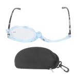 Lunettes de maquillage grossissantes lunettes de maquillage pour les yeux rotatives � lentille unique ...
