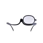 Lunettes de maquillage pour les yeux grossissantes lunettes rotatives  lentille unique outil essentiel ...