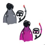 Lunettes de plong�e - bestway - multicouleur - taille 43 - 48 - sangle r�glable - protection uv