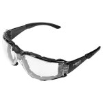 Lunettes de scurit avec insert en mousse verres blancs classe de rsistance ft
