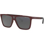 Lunettes de soleil - armani exchange - 0ax4079s82746g58 - rectangulaires - protection uv - couleur gris ...