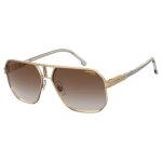 Lunettes de soleil carrera 1062 / s gold (j5g 86) - doré - aviator - adulte - gris Lunettes de soleil carrera 1062 / s gold (j5g 86) - doré - aviator - adulte - gris