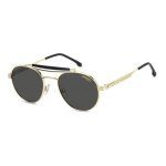 Lunettes de soleil carrera carrera 381 / s 52 / 21 / 145 gold black / grey acier homme carrera 381 / ...