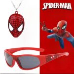 Lunette de soleil enfant spiderman + collier offert