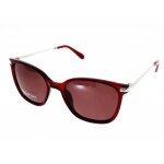 Lunettes de soleil femme banana moon bm155p / 2 bordeaux argent