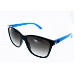Lunettes de soleil femme bananamoon bm 57 / 1 noir avec des branches bleues
