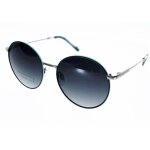 Lunettes de soleil femme bananamoon bm287p / 3 monture m�tal argent vert avec des verres polaris�s