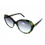 Lunettes de soleil femme gant 8072 monture ecaille vert verre gris en indice 2