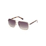 Lunettes de soleil guess gu00119 58 / 14 / 140 32b shiny pale gold metal sunglasses man guess gu00119 ...