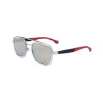 Lunettes de soleil hugo boss boss 1486 / s 54 / 21 / 145 silver red stainless steel man boss 1486 / s ...