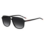 Lunettes de soleil hugo hg 1398 / s 58 / 14 / 145 black / grey shaded eco acetate homme hg 1398 / s