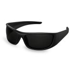 Lunettes de soleil polaris�es tr�s fonc�s de cat. 4 lunettes de soleil homme sport enveloppantes pour ...