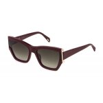 Lunettes de soleil police splr22 60 / 19 / 140 bordeux pieno acetato woman splr22
