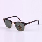 Lunettes de soleil - ray - ban - clubmaster - marron - m�tal - mixte