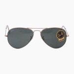 Lunettes de soleil - ray - ban - rb3025 w3234 - 55 mm - noir - aviator - chic