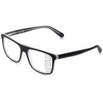 Lunettes de soleil rectangulaires pour homme - guess - noir mat - taille 56 - style d�contract� - pont ...