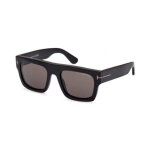 Lunettes de soleil - tom ford - ft0711 - n - aviator - noir - gris - catégorie 3 Lunettes de soleil - tom ford - ft0711 - n - aviator - noir - gris - catégorie 3