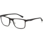 Lunettes de vue - harley - davidson - hd 9025 - noir - gris acier mat - montures cercl�es - carr�e - ...