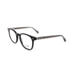 Lunettes de vue homme - web - rectangulaire - ac�tate - shiny black - 52 / 19 / 145 - montures cercl�es ...