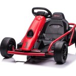 Lunsy - kart �lectrique pour enfant 24v - 8km / h pour enfants de 8 � 12 ans - rouge