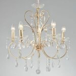 Lustre cristal or rose - pavia
