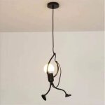 Lustre - e27 lampe suspension - humanode sans ampoule