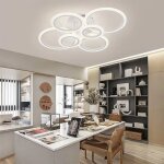 Lustre led moderne éclairage domestique télécommande anneau de gradation suspension lampe salon chambre ... Lustre led moderne éclairage domestique télécommande anneau de gradation suspension lampe salon chambre ...