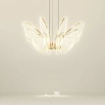 Lustre moderne et simple - lampe de table à manger de style luxueux de style nordique papillon - 6 têtes ... Lustre moderne et simple - lampe de table à manger de style luxueux de style nordique papillon - 6 têtes ...