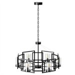 Lustre suspension en fer - plafonnier lampe - luminaire pour salle � manger salon chambre