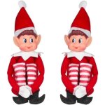 Lutin farceur de noel elf garcon lot de 2 elfes en peluche idéal pour préparer noel pour enfants et adultes ... Lutin farceur de noel elf garcon lot de 2 elfes en peluche idéal pour préparer noel pour enfants et adultes ...