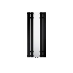 Luxebath radiateur vertical en acier avec miroir en verre véritable 1200x450 mm noir mat design plat ... Luxebath radiateur vertical en acier avec miroir en verre véritable 1200x450 mm noir mat design plat ...