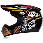 Lvsenet casque moto enfantcasque de cross pour enfantcasque avec des gants des masques des lunettesd. ...