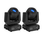Lyre dj gobo 85 w - uking lumières de scène beam rgbw dmx led - pack de 2 Lyre dj gobo 85 w - uking lumières de scène beam rgbw dmx led - pack de 2