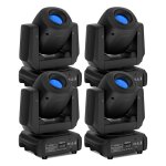 Lyre dj gobo 85 w - uking lumières de scène beam rgbw dmx led - pack de 4 Lyre dj gobo 85 w - uking lumières de scène beam rgbw dmx led - pack de 4
