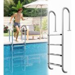 Lzq echelle de piscine en inox vec 4 marches antid�rapantes escalier de piscine echelle dacc�s pour piscine ...