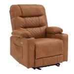 M mcombo fauteuil relax avec fonction chaise longue fauteuil tv r�glable �lectriquement similicuir respirant ...