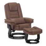 M mcombo fauteuil relax fauteuil de lecture fauteuil tv pivotant avec pouf avec coussin 9099br microfibre ... M mcombo fauteuil relax fauteuil de lecture fauteuil tv pivotant avec pouf avec coussin 9099br microfibre ...