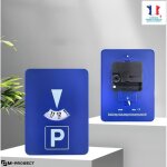 M - progect disque de stationnement zone bleue automatique avec horloge intgre disque zone bleue conforme ...