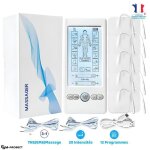 M - progect tens ems electrostimulateur musculaire double canal soulagement douleur massage relaxation ...