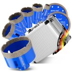 M14 pro diamante foret  carrelage kit 20 - 68mm + 2125mm disque pour meuleuse dangle marbre foret ...