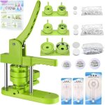 Machine  fabriquer des badges 58 + 32 + 25mm ttlife avec 300 pices de boutons en plastique et pinces ...