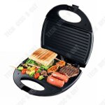 Machine à beignets - tech discount - 750w - noir - plaques chauffantes - facile à ranger Machine à beignets - tech discount - 750w - noir - plaques chauffantes - facile à ranger