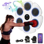 Machine de boxe entraneur de frappe mural jeu de boxe musicale pour adultes et enfants quipement de ...