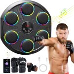 Machine boxe musicale intelligente bluetooth punching ball entra�nement avec led compteur 12 niveaux ...