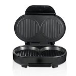 Machine � burgers 1000w gaufrier double face plaques antiadh�sives appareil � croque - monsieur petit ...