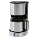 Machine  caf - bomann - ka6066cb - 1, 2l - acier inoxydable - anti - goutte