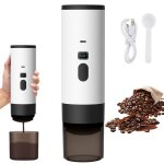 Machine  caf capsule portable 3 - en - 1 automatique - compatible nespresso caf moulu - 15 bars - ...