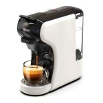 Machine  caf expresso hibrew h1a 1450w - extraction 19 bars - cafetire  capsules multiples 4 en 1 ...