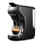 Machine  caf expresso hibrew h1a 1450w - extraction 19 bars - cafetire  capsules multiples 4 en 1 ...